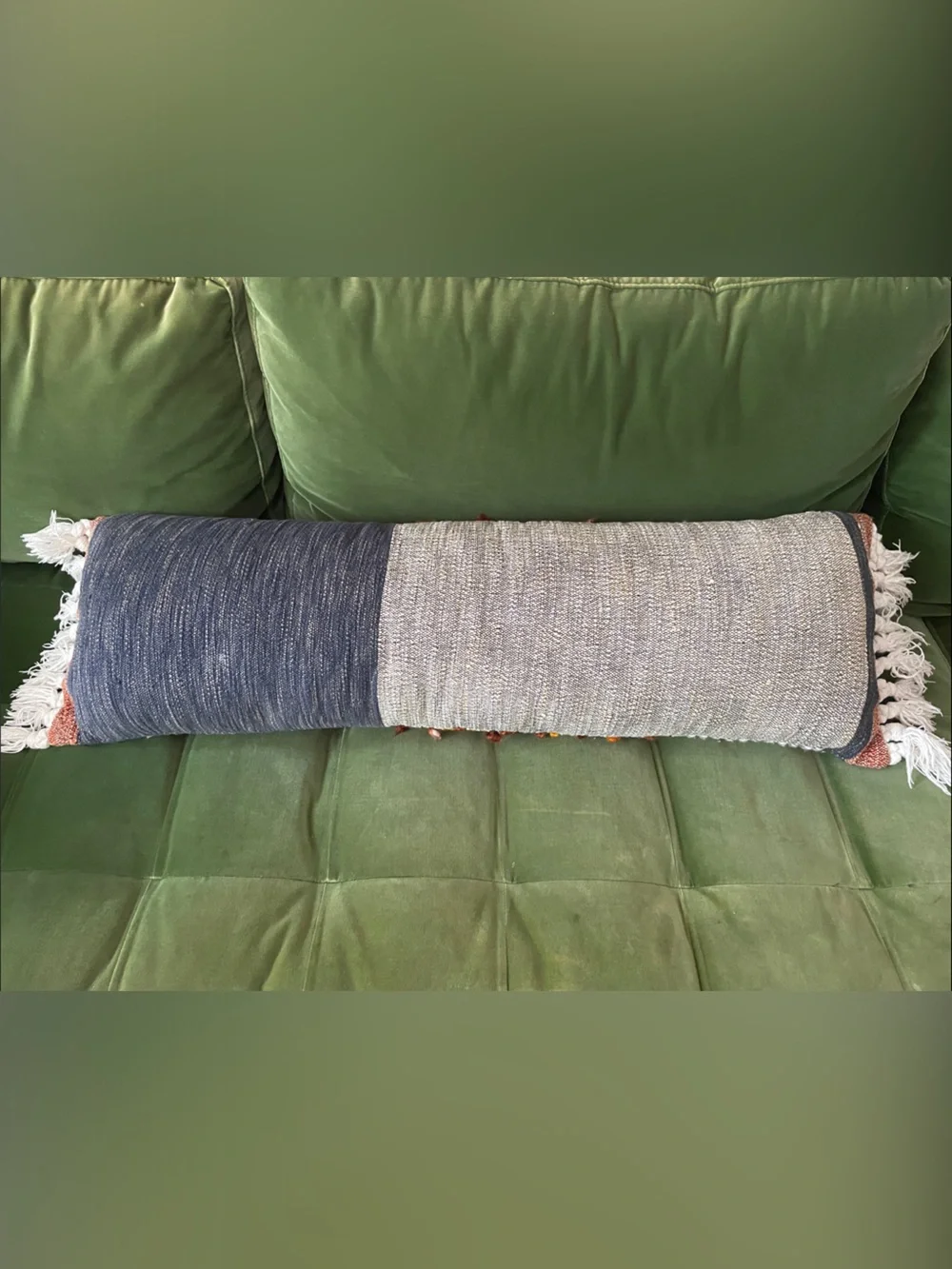 RARE Anthropologie x All Roads Long Boho Lumbar Body Pillow